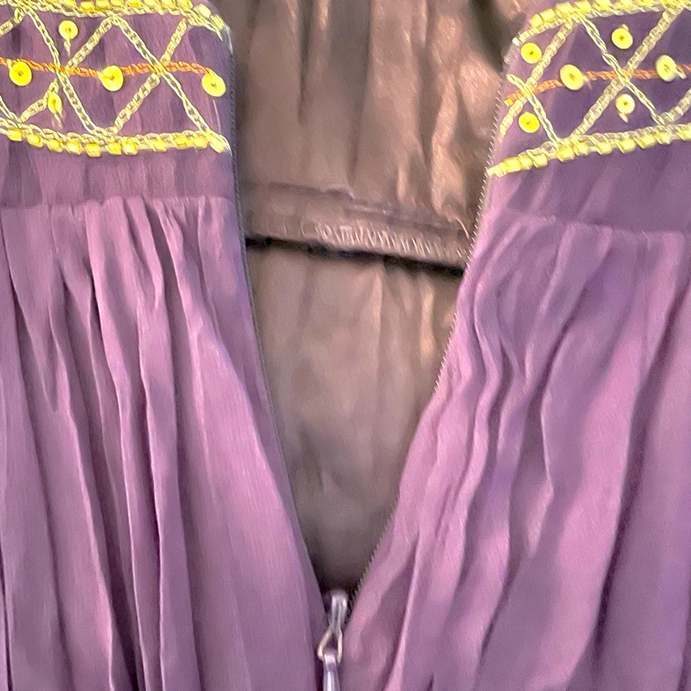 ABS Allen Schwartz purple cocktail dress. - Picture 8 of 14